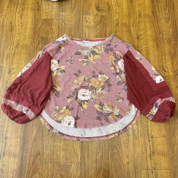 Free People Flower Patch Floral Thermal Top - Picture 2 of 7